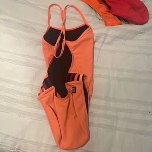 Jolyn Peach One Piece Suit - Size 26
